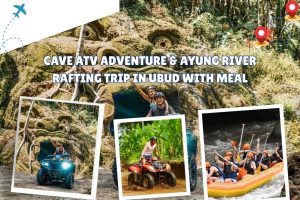Cave ATV Adventure & Ayung River Rafting Trip in Ubud with Meal