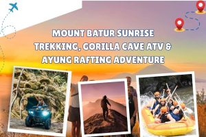 Mount Batur Sunrise Trekking, Gorilla Cave ATV & Ayung Rafting Adventure