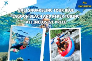 Bali Snorkeling Tour Blue Lagoon Beach and River Tubing All Inclusive Price