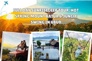 Full Day Sunrise Jeep Tour, Hot Spring Mount Batur & Jungle Swing in Ubud