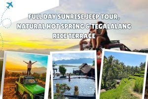Full Day Sunrise Jeep Tour, Natural Hot Spring & Tegalalang Rice Terrace
