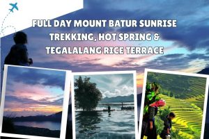 Full Day Mount Batur Sunrise Trekking, Hot Spring & Tegalalang Rice Terrace