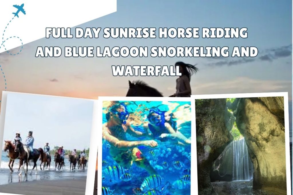 Full Day Sunrise Horse Riding and Blue Lagoon Snorkeling and Waterfall