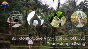 Bali Gorilla Cave ATV with Special of Ubud Tour and Jungle Swing