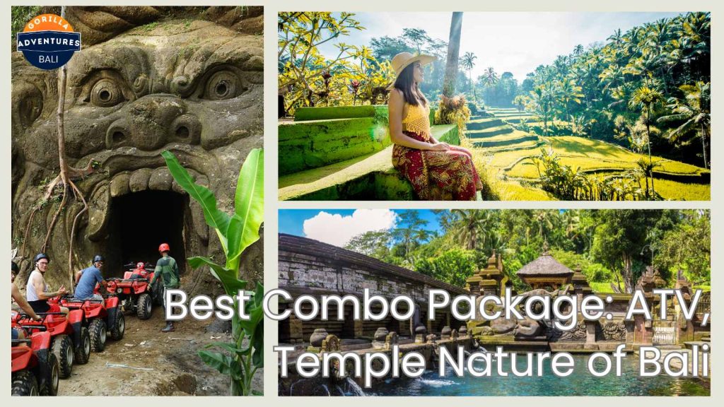 Best Combo Package: Gorilla Cave ATV, Temple, Nature of Bali