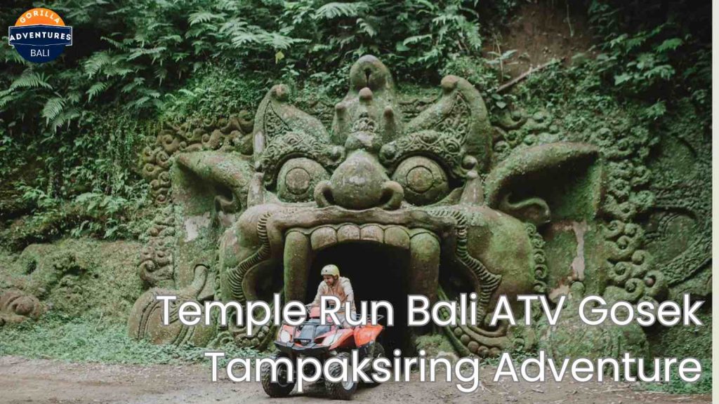 Jungle ATV Quad Bike Bali with Waterfall Temple Run Cave Ubud and Lunch