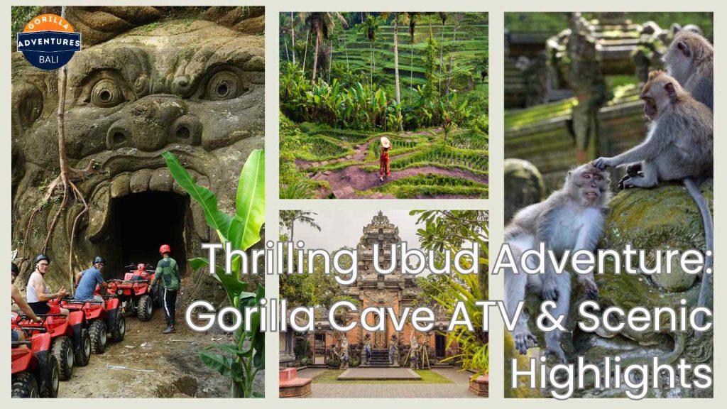 Thrilling Ubud Adventure: Gorilla Cave ATV & Scenic Highlights